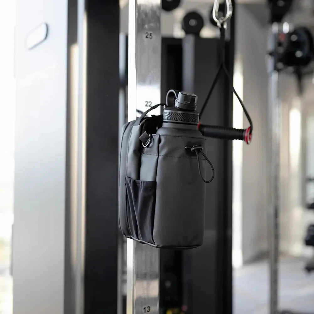 Magnetic Water Bottle Bag Magnetic Fitness Gym Specific Water Cup Holder Magnetic Portable Water Bottle Bag for Sports